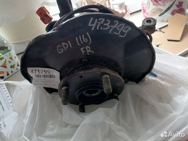 Ступица передняя honda fit с датчиком abs контракт