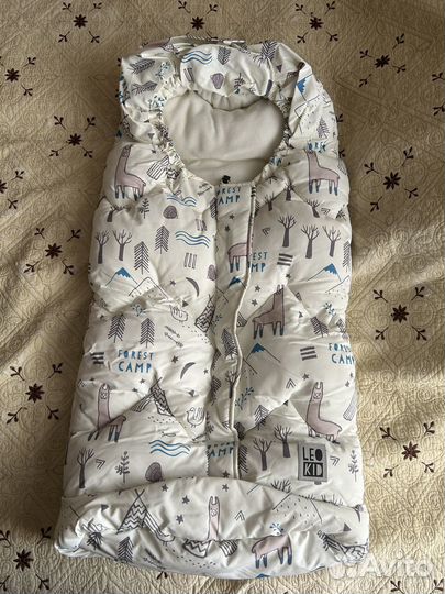 Зимний конверт в коляску leokid. Новый. Самовывоз