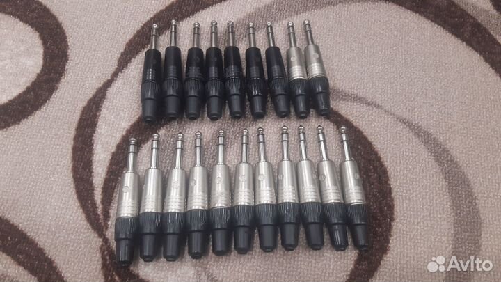 Разъемы Jack 6.3мм.Neutrik,Amphenol