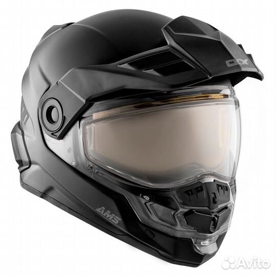Шлем CKX mission AMS EDL solid чёрный матовый