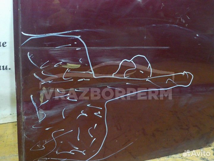 Дверь задняя Daewoo Matiz