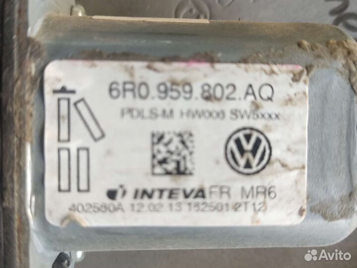 Моторчик стеклоподъёмника передний Skoda Fabia 2