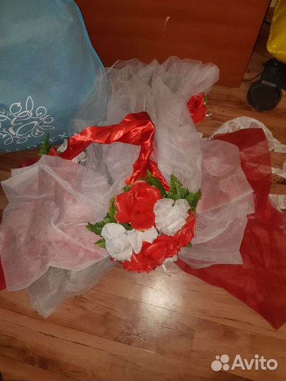 Комплект Свадебного украшения на автомобиль