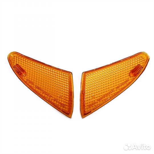 Стекла перед поворотников оранжевые Suzuki Lets 2