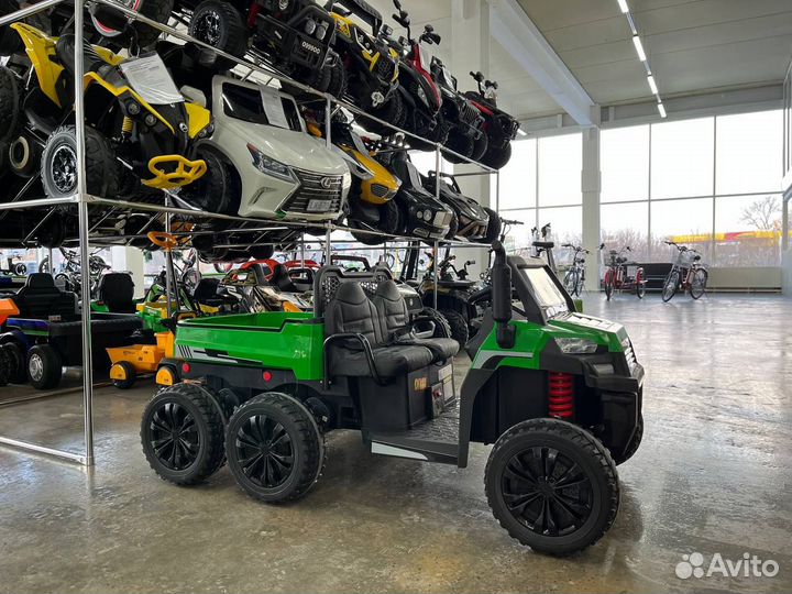 Детский электромобиль T100TT зеленый