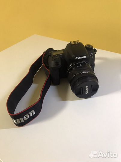 Зеркальный фотоаппарат canon 77D kit