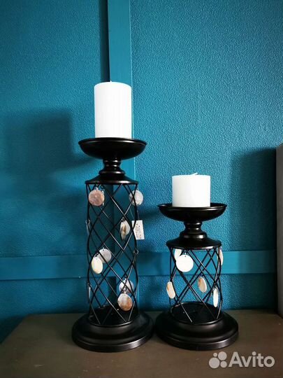 Подсвечники металлические