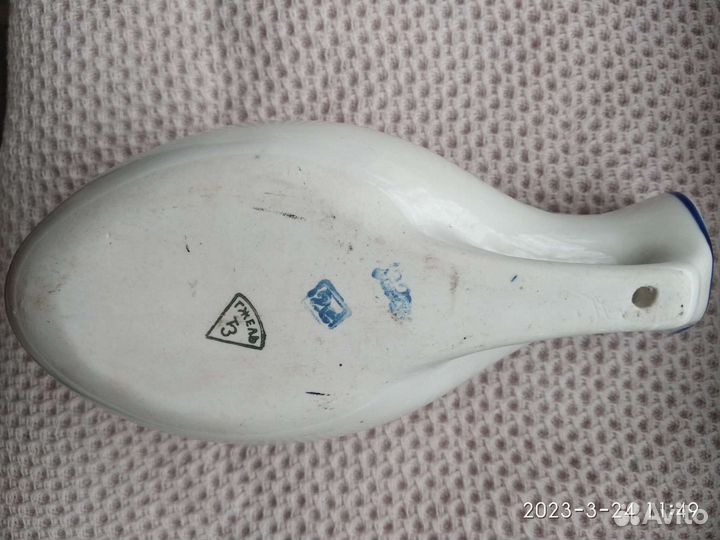 Кашпо настенное Гжель