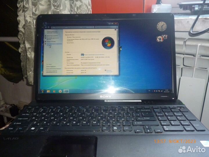 Ноутбук sony vaio pcg-71211v Core i3