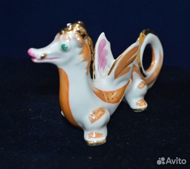 Фарфоровая статуэтка- дракон. дулево (2)