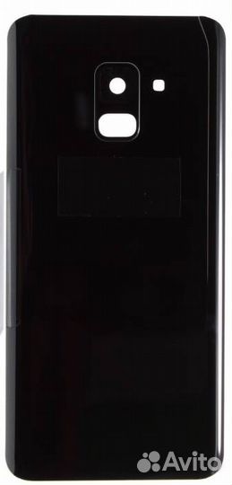 Задняя крышка для Samsung A530 A8 (2018) Черная со
