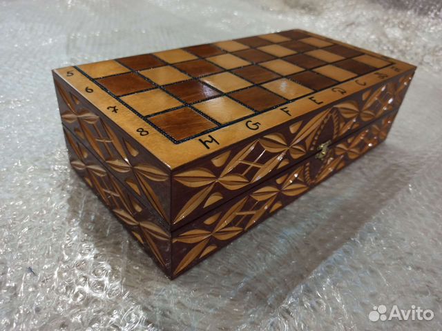 Шахматы, резные, ручная работа