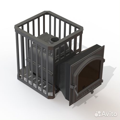 Чугунная печь для бани