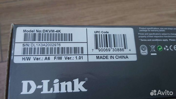 Переключатель KVM D-link dkvm-4K