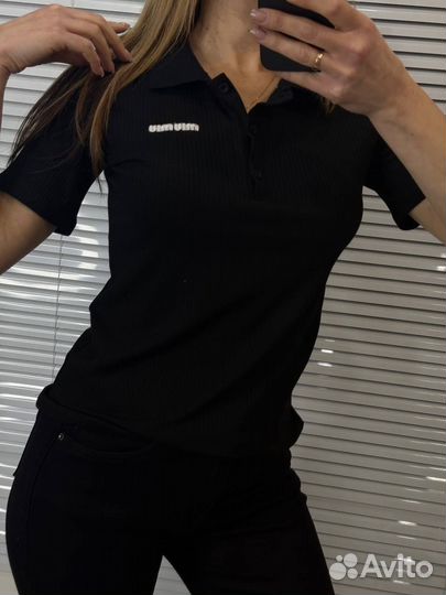 Футболка поло Miu Miu единый до 46