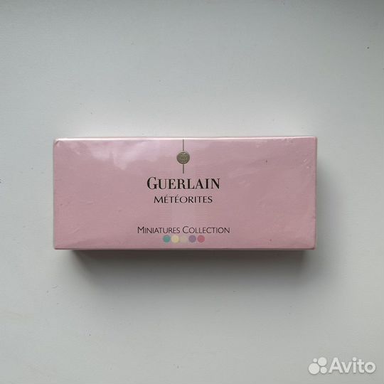 Guerlain meteorites пудра набор миниатюр с кистью