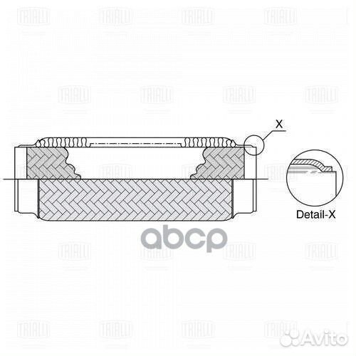 Виброкомпенсатор вых. трубы (Гофра) 60x280 Inne