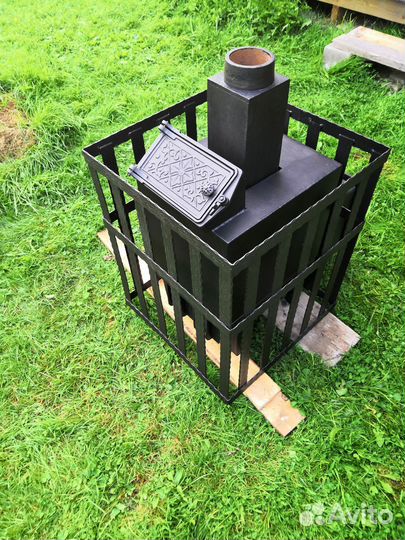 Печь дровяная для бани