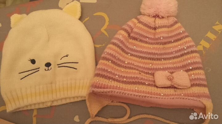 Детские шапки, 44-52р