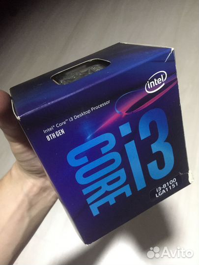 Процессор intel core i3 8100 lga 1151v2