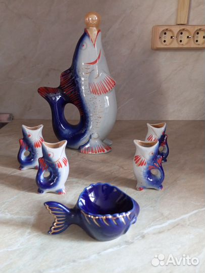 Набор винтажный винный 