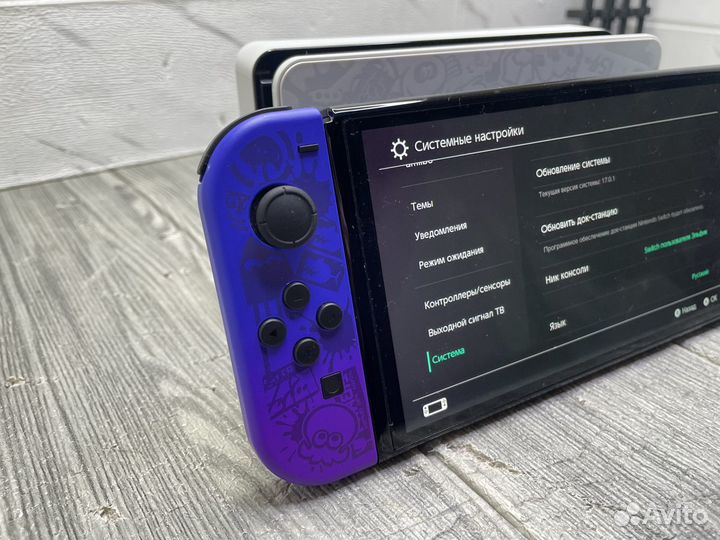 Игровая приставка Nintendo Switch oled Splatoon