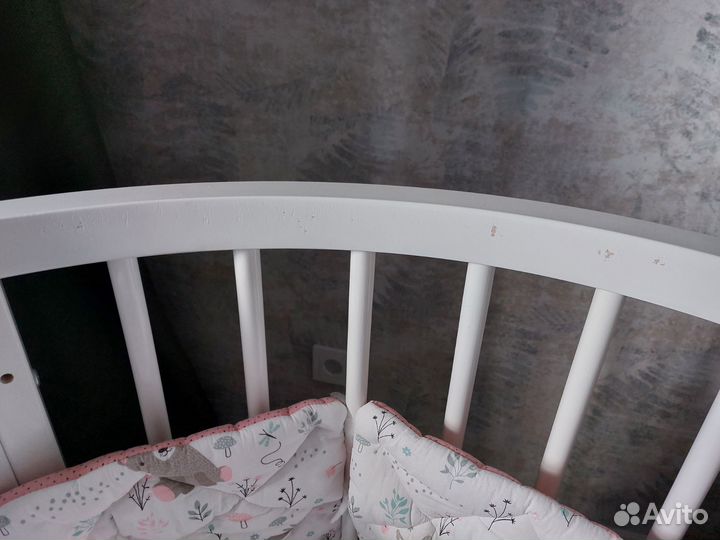 Детская кроватка с маятником трансформер