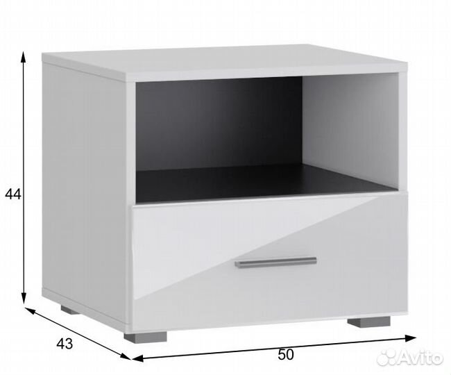 Тумба прикроватная Gloss (Глосс)