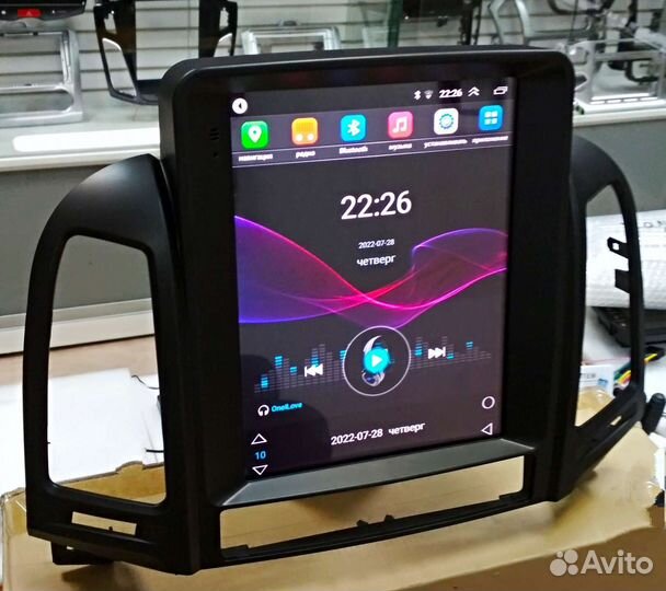 Hyundai santa Fe 2 магнитола Android Tesla