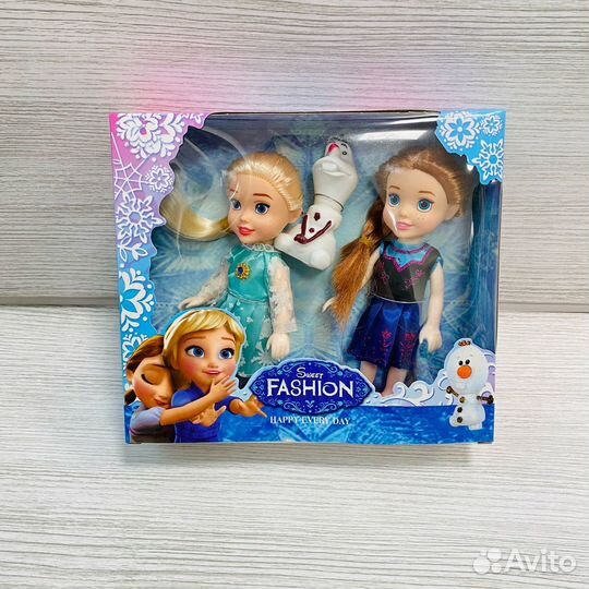 Холодное Сердце набор куклы Эльза Анна Олаф