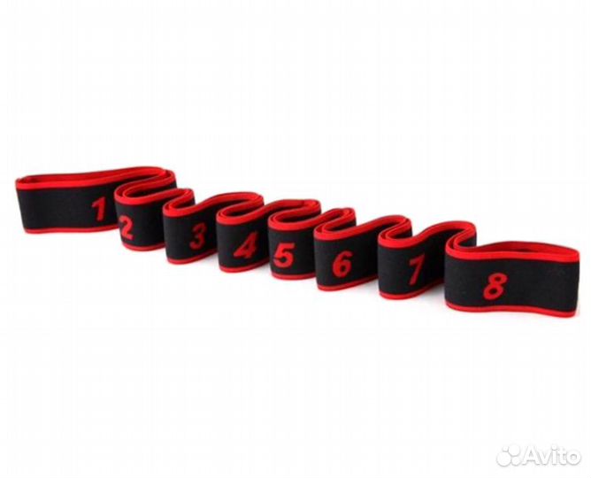 Эспандер лента эластичная с петлями