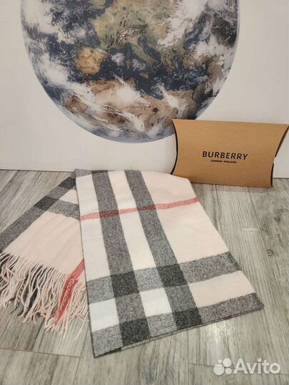 Шарф burberry теплый