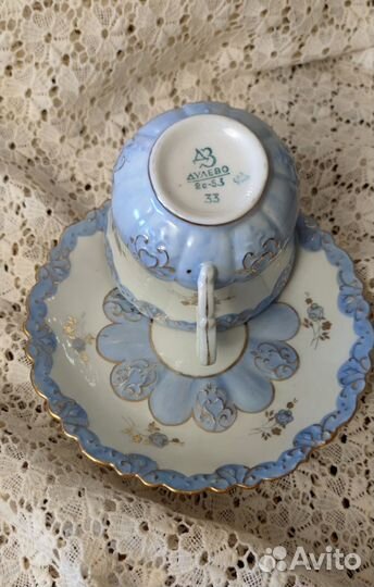 Голубая чашка. Дулево