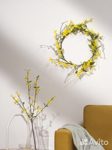 IKEA Smycka венок искусственный 45*42*9