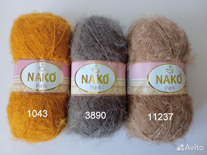 Пряжа Nako Paris Нако Париж