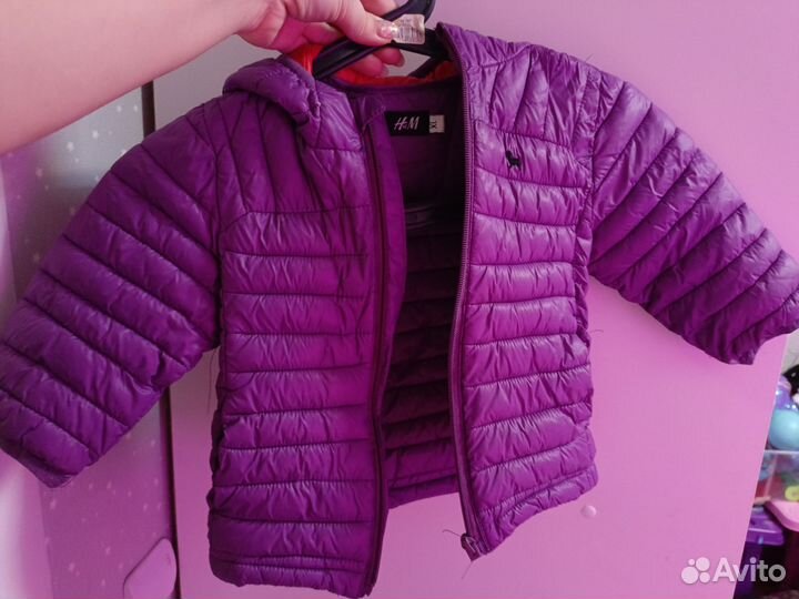 Куртка теплая весна и осень детская