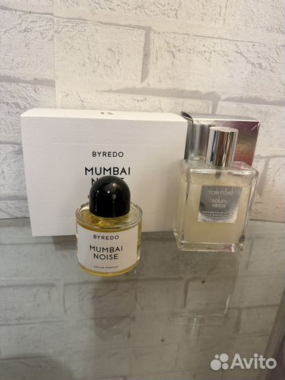 Tom ford soleil neige, Byredo Mumbai Noise