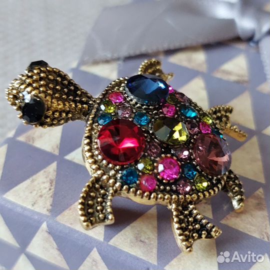 Брошь Черепаха