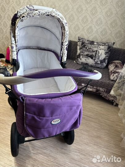 Коляска 3 в 1 с автолюлькой бу