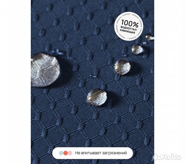 Штора для ванной Home One Waffle, 180х180, полиэст