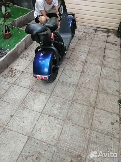 Электросамокат, 2 сиденья и 3х амперная зарядка