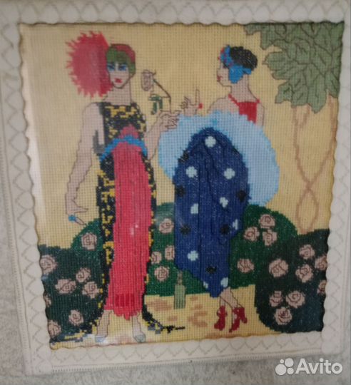 Готовая вышивка Пейзажи и Цветы