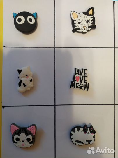 Наборы джиббитсов для crocs