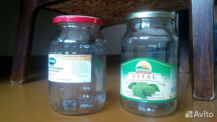 Банки на 1 литр с винт. крышками
