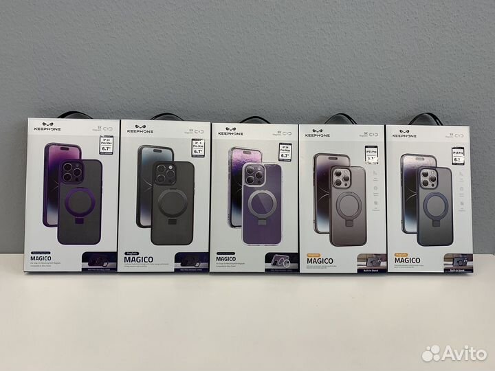 Премиум чехол с MagSafe и подставкой для iPhone