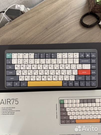 NuPhy Air75 Brown Switch Grey