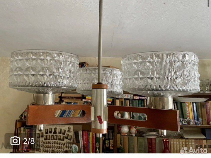 Люстра чехия СССР хрусталь
