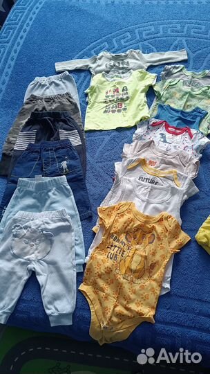 Детские вещи пакетом на мальчика 68 74