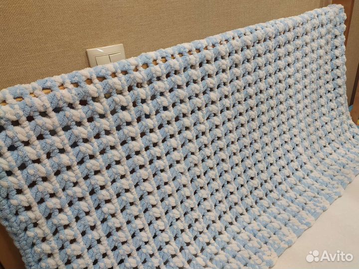 Детское одеяло из пряжи Alize Puffy 90*125 см