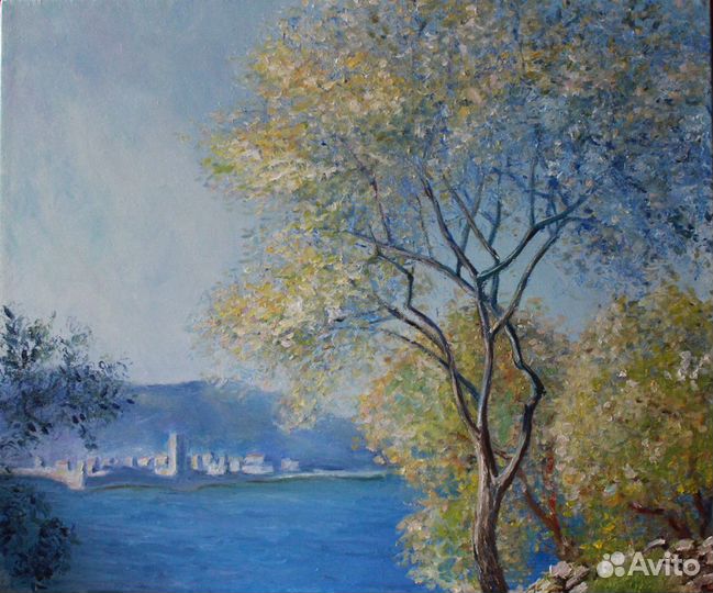 Картина маслом по мотиву Моне